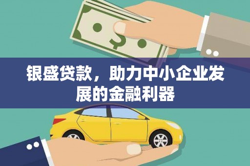 南县银盛贷款，助力中小企业发展的金融利器